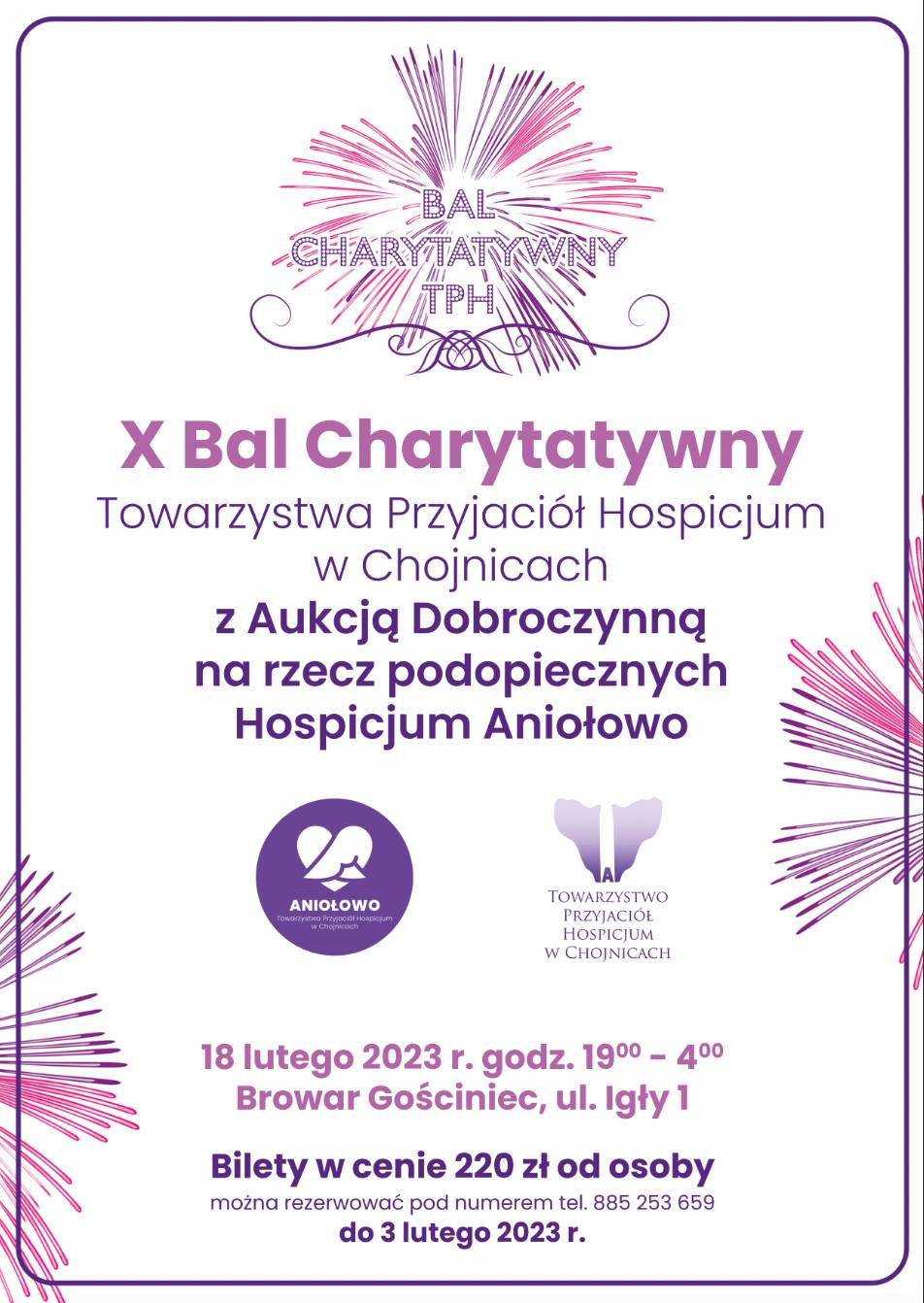 Bal Charytatywny Towarzystwa Przyjaciół Hospicjum